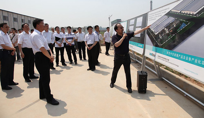 省委常委毛万春率团视察兰迪伊滨建设基地